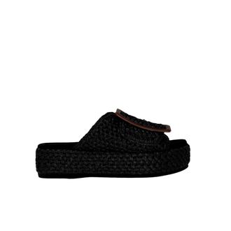 Kelsi Dagger Dover Platform Sandal Black DOVEROR Womens