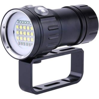 OEM Linterna De Buceo Ipx8, 18.000 L&uacute;menes, Sumergible Hasta 500 Metros, Para Acampada Y Actividades Al Aire Libre - Crezuo