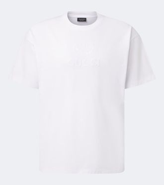 Gucci Camiseta de jersey de algod&oacute;n con logo