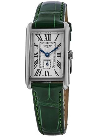 Longines DolceVita Silver Dial Leather Strap Womens Watch L5.255.4.71.A