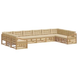 vidaXL Juegos De Sof&aacute;s 10 Uds. Vidaxl