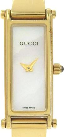 Gucci Pre-owned Watches, female, White, Size: ONE SIZE Pre-owned 1500L Wristwatch