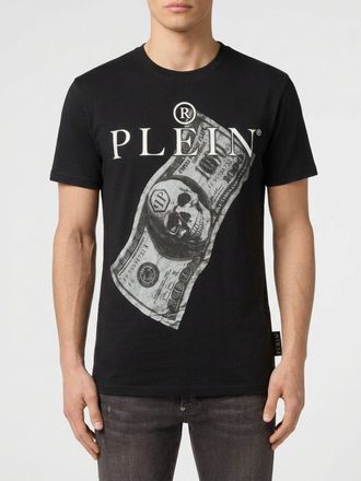 Philipp Plein T-shirt in cotone con stampa grafica e logo a contrasto