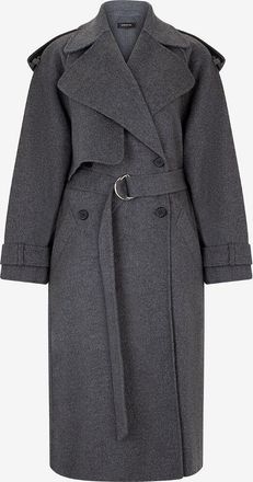 Barbara Bui Zweireihiger Woll-Trenchcoat
