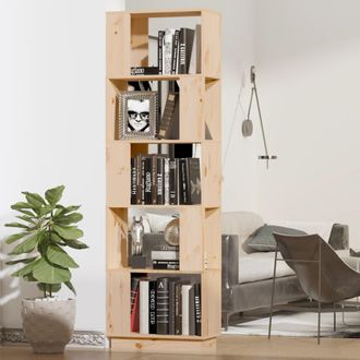 vidaXL Vidaxl - Estanter&iacute;a/divisor De Espacios Madera Maciza Pino 51x25x163,5cm