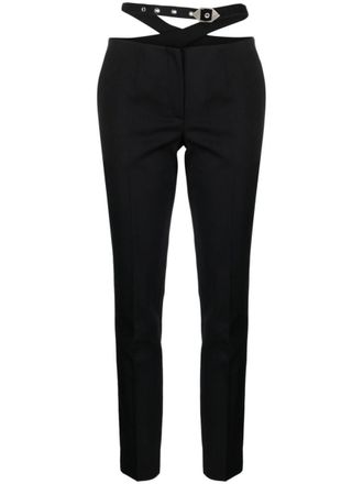 The Attico Waist-Strap Wool Trousers