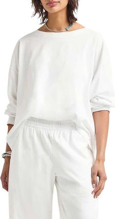 Vitamin A Coast Cotton Blend Sweatshirt in White at Nordstrom, Size X-Small