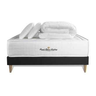 Royal Palace Bedding Pack colch&oacute;n negro espuma viscoel&aacute;stica 160 x 200