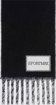 Sportmax Scarf SPORTMAX Woman color Black