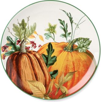 Certified International Harvest Fields Set Of 4 Dinner Plates