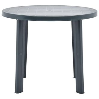 Berkfield Home Garden Table Green 89 cm Plastic