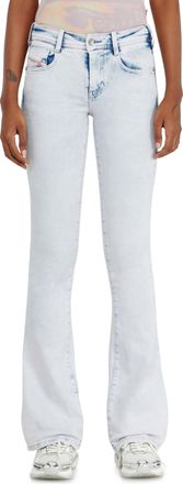 Diesel Bootcut Jeans Low Waist 1969 D-Ebbey - Jeans - Woman - Blue