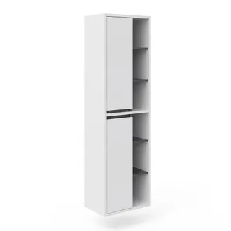 Vicco Armario De Ba&ntilde;o Viola, Blanco, 50 X 170 Cm