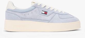 Tommy Hilfiger Womens Tommy Jeans Platform Suede Sneaker - Blue - US 6.5 / EU 37