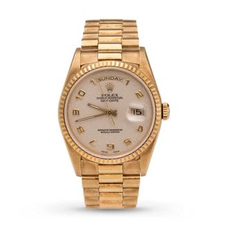 Rolex Pre-owned Rolex Day-Date Automatic Chronometer Unisex Watch 18238