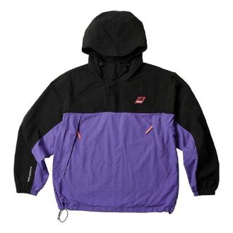 Palace x New Balance Pop Over Shell Jacket Black Purple P24NBJK001
