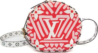 Louis Vuitton Petite Boîte À Chapeau Red Canvas Shoulder Bag (Pre-Owned)