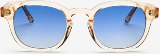 Messy Weekend BILLE Champagne Gradient Blue Mens Sunglasses Yellow Size 49