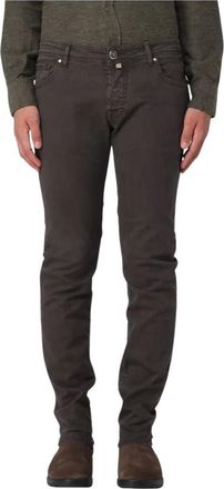 Jacob Cohen Qe 007 Vaqueros Slim-fit - Jeans - Hombre - Marr&oacute;n - W38