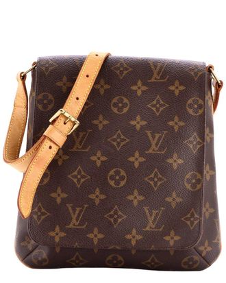 Louis Vuitton Brown Monogram Canvas Musette Salsa Pm (Authentic Pre-Loved)