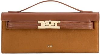 JW PEI Bria Faux Suede Top Handle Bag in Brown at Nordstrom