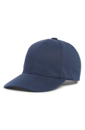 Vince Lux Adjustable 6-Panel Cotton Gabardine Baseball Cap in Coastal Blue at Nordstrom, Size Large