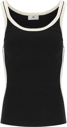 Elisabetta Franchi TOP NERO BURRO ELISABETTA FRANCHI