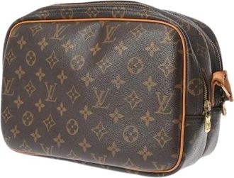 Louis Vuitton Pre-owned Cross Body Bags, female, Brown, Size: ONE SIZE Pre-owned Vintage Canvas Cross Body Bag