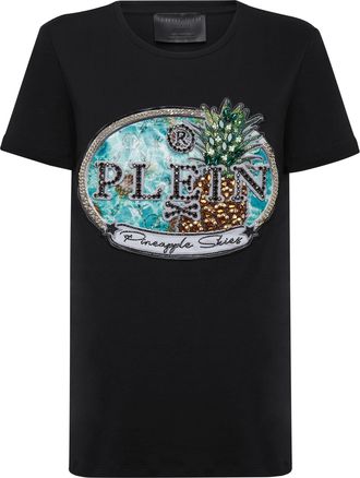 Philipp Plein T-Shirt Ronde Hals Pineapple Skies