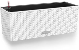 Lechuza Jardiniere - Balconera Cottage 50 - Kit Complet - Blanc - 8 L - Lechuza