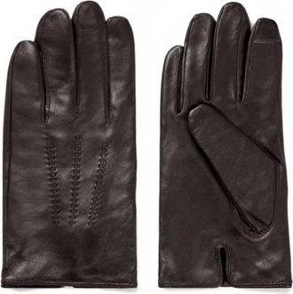 HUGO BOSS Hainz-Me Handschoenen - Heren - Handschoenen - Bruin - 9 1/2 IN - Wol - Accessoires