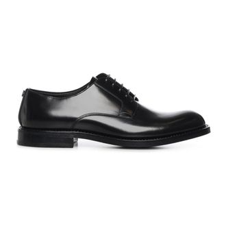 Dolce & Gabbana Business Schoenen - Heren - Nette schoenen - Zwart - 41 EU - Leer - Schoenen