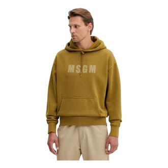 Msgm Msgm, Uomo, Felpe, Verde, L, new