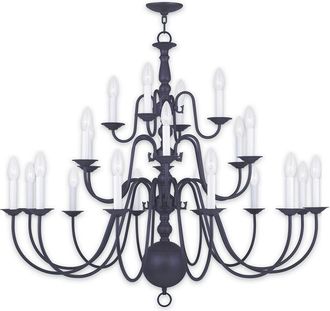 Livex Lighting Livex Williamsburgh 22-Light Bronze Chandelier