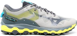 Mizuno Wave Mujin 9 trail sneakers - men - Fabric/Fabric/Rubber/Rubber - 7.5 - Grey