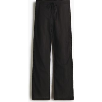 H&M Lace-trimmed Pyjama Bottoms in Black at Nordstrom, Size X-Small