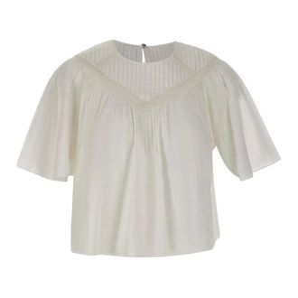 HUGO BOSS Hugo, Blouses, female, White, Size: 2XL Benzy Blouse