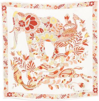 Longchamp Sciarpa Forêt - Bianco