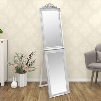 Berkfield Home Free-Standing Mirror Silver 50x200 cm