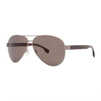 HUGO BOSS BOSS 1560/O/S 0R81 70 Matte Ruthenium/Brown