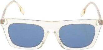 Burberry Pre-owned Accessories, female, White, Size: ONE SIZE Pre-owned Nova Check Sunglasses
