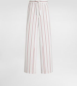 Dolce & Gabbana Striped Poplin Trousers - Man Pants And Shorts Multi-colored 44