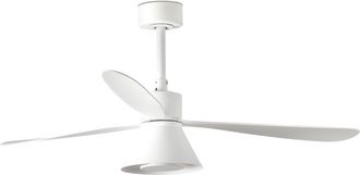Netlighting Amelia Large Cone Led White Ceiling Fan 6 Speed
