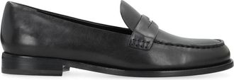 Tory Burch Classic Penny Loafer - Dames - Loafers - Zwart - 38 EU - Leer - Schoenen