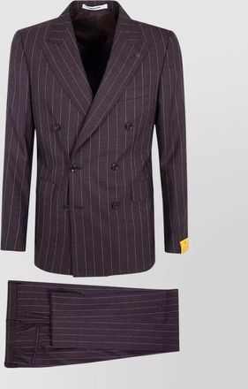Tagliatore bruce double breasted pinstripe suit jacket