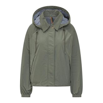 Barbour Light Jackets, female, Green, Size: XS Hooded Jacket