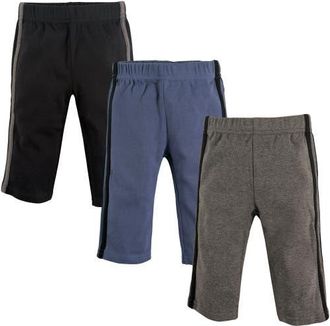 Hudson Baby Cozy Cotton Leggings and Pants in Black Blue at Nordstrom, Size 4T