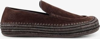 Loewe Mocassini Rio in suede e rafia - LOEWE - gender_Man