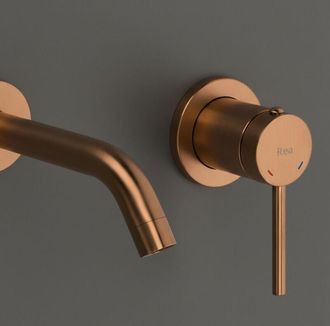 Rea Grifo Empotrado Para Lavabo Rea Clif Brushed Copper