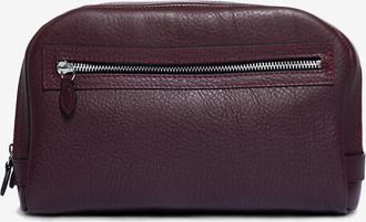 F. Hammann Grosser Lederkulturbeutel mit zwei F&auml;chern